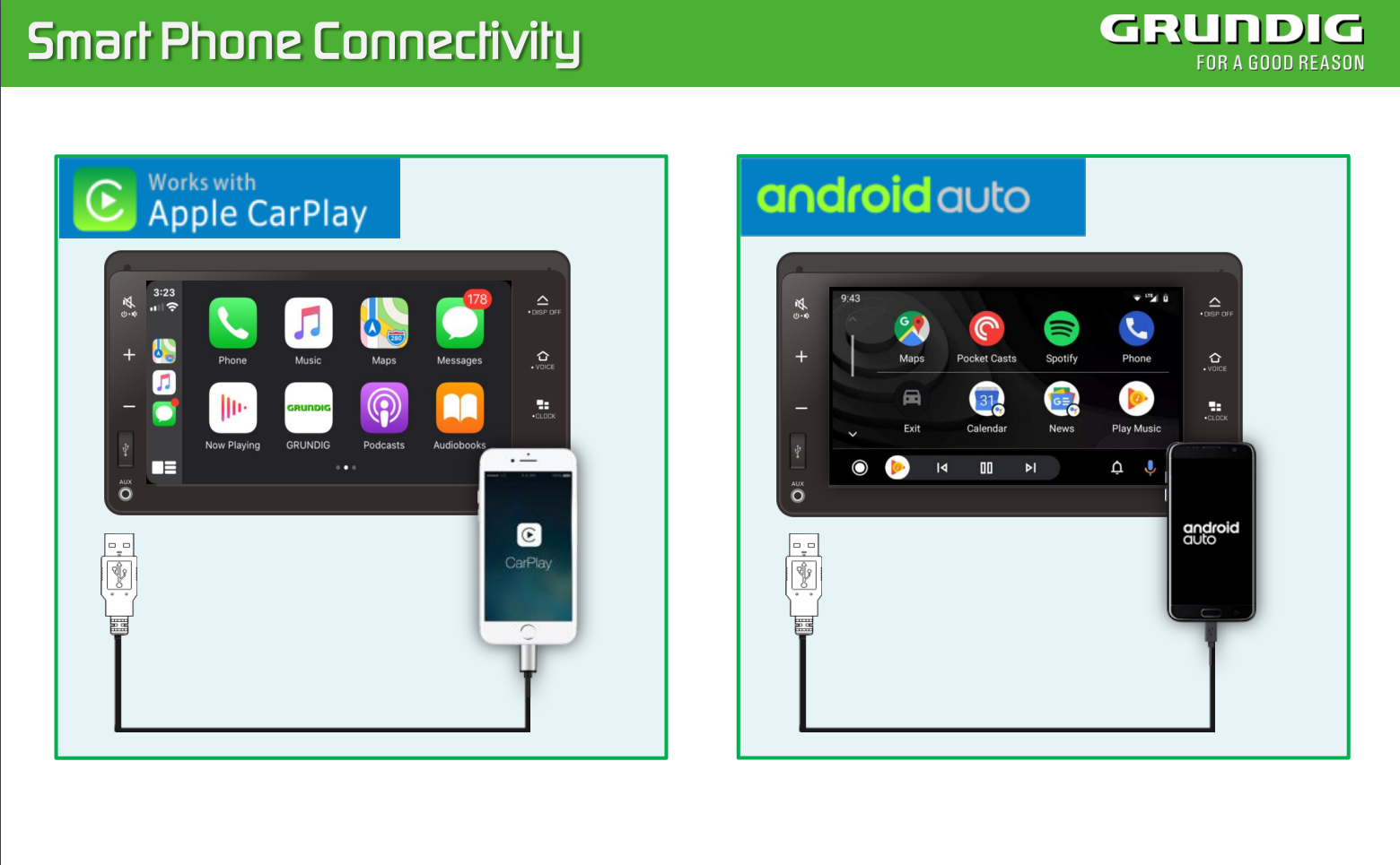 TOYOTA AQUA Apple Carplay Android Auto Head Unit